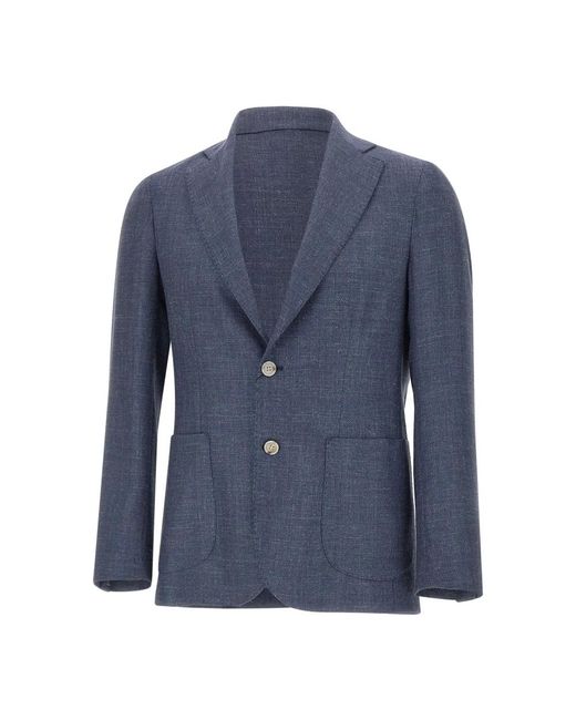 Barba Napoli Blue Blazers for men