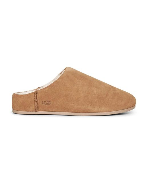 Ugg Schoenen ,Bruin ,Leer Elea Slip-On in het Brown