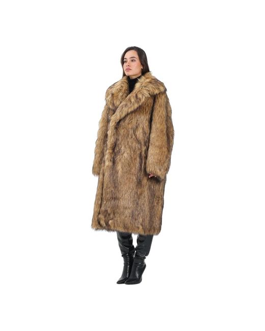 Double-Breasted Coats di DSquared² in Brown