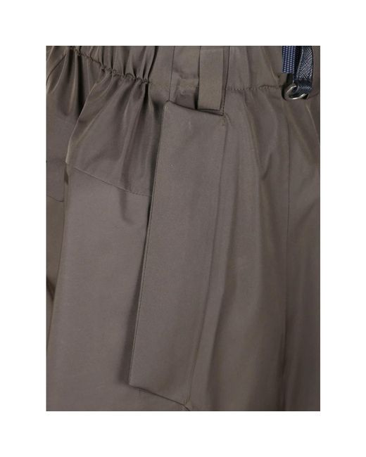Prada Technische Stoffen Rok in het Gray