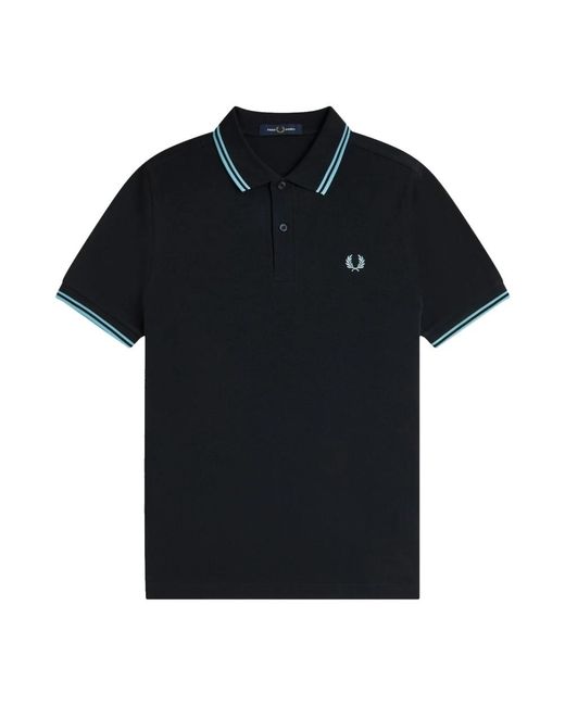 Fred Perry Black Polo Shirts for men
