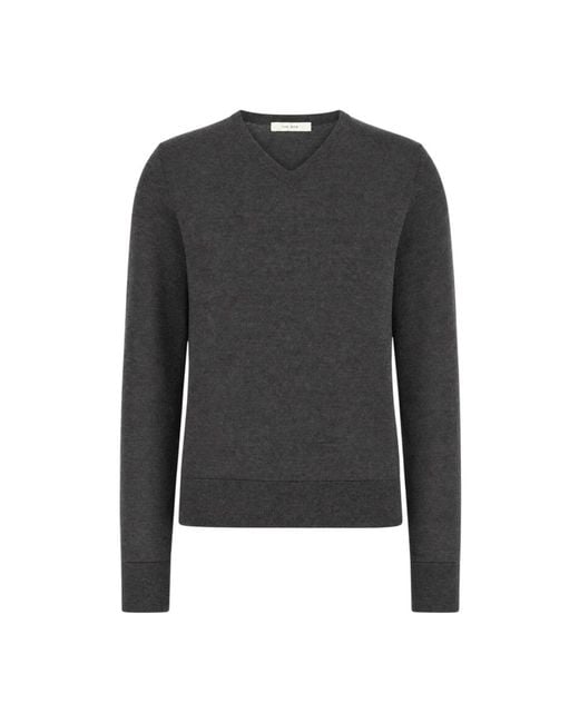 The Row Gray Cashmere Knitwear