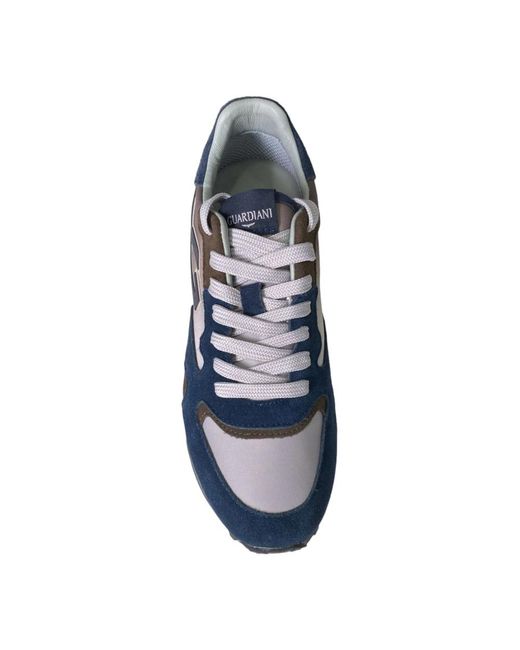 Alberto Guardiani Blue Sneakers for men