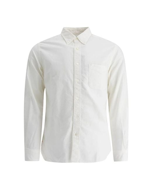 Beams Plus White Casual Shirts for men