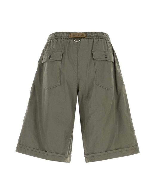 Dolce & Gabbana Green Casual Shorts for men