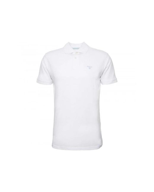 Barbour White Polo Shirts for men