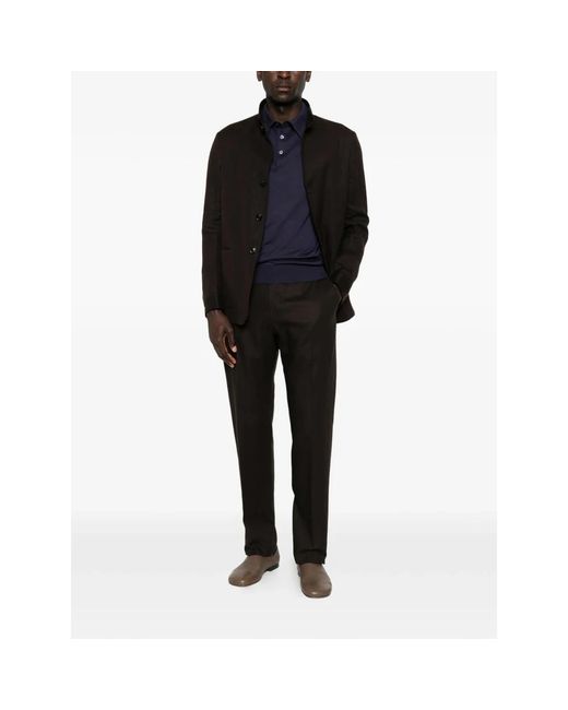 Zegna Blue Polo Shirts for men