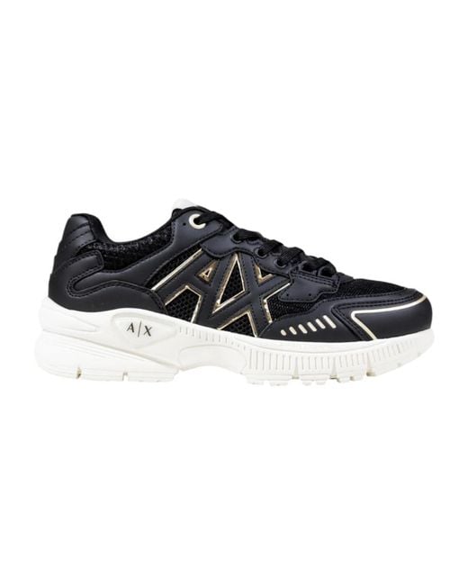 ARMANI EXCHANGE Black Sneakers