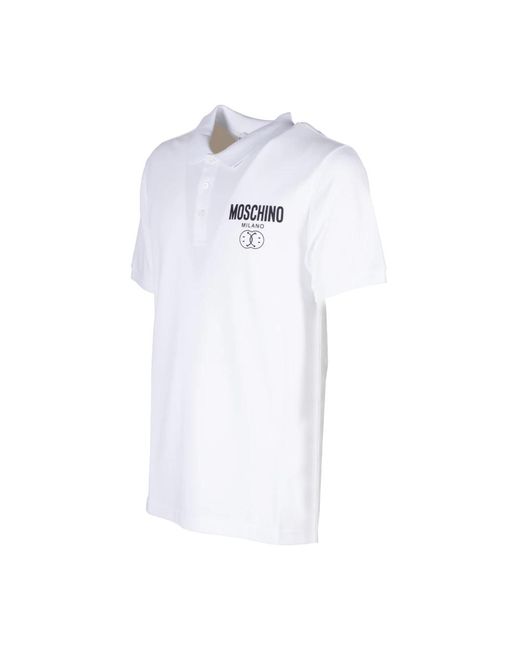 Moschino Polo's in het White voor heren