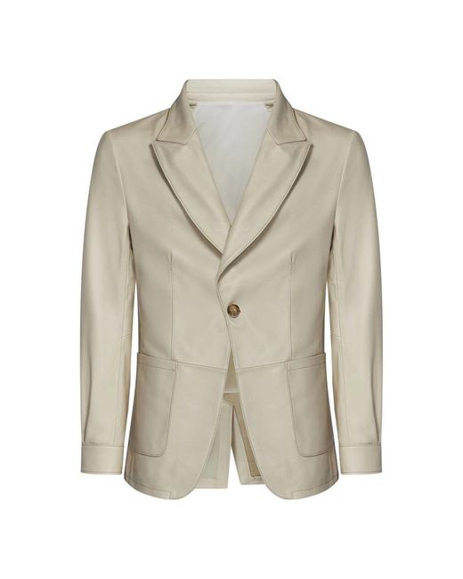 Franzese Collection Leather Jackets in het Gray voor heren
