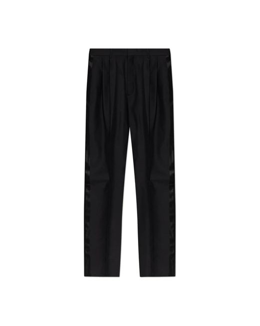 DSquared² Broeken ,Zwart ,Wol Broek Met Zijstrepen in het Black voor heren
