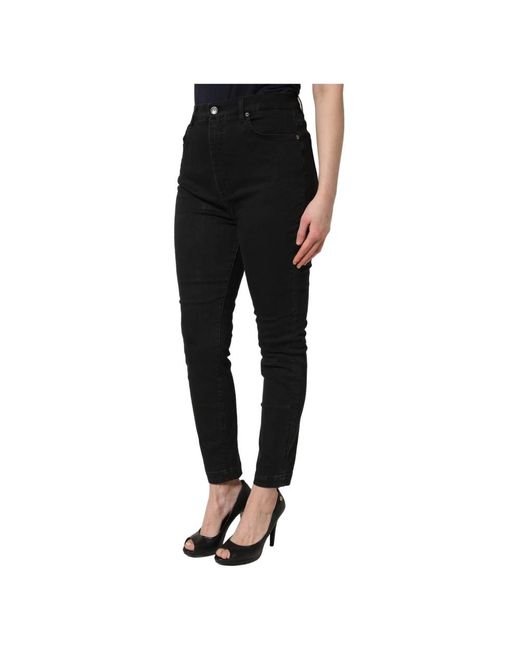 Dolce & Gabbana Black Skinny Fit Jeans