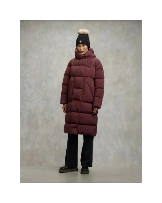Down Coats Blauer de color Red