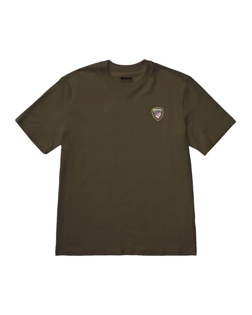 T-Shirts Blauer de hombre de color Green