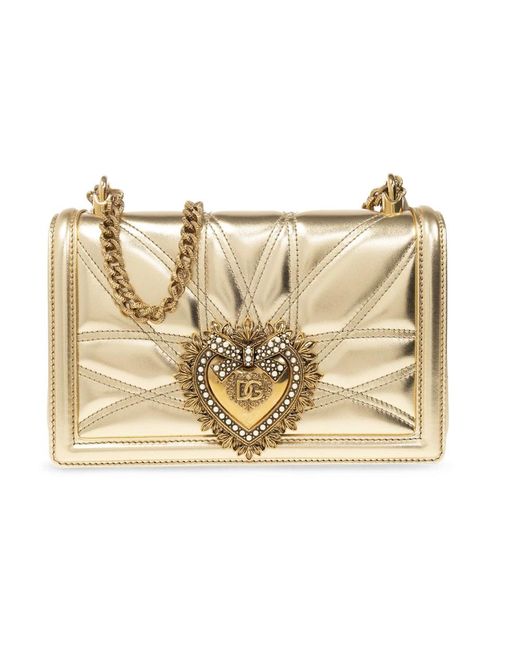Cross Body Bags di Dolce & Gabbana in Metallic