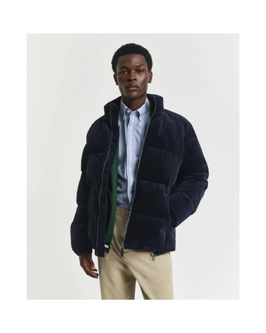 Gant Blue Winter Jackets for men