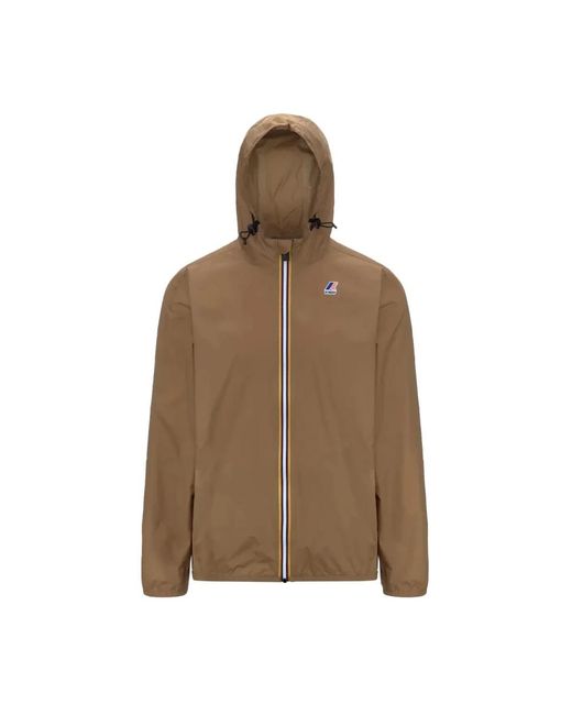K-Way Brown Light Jackets for men