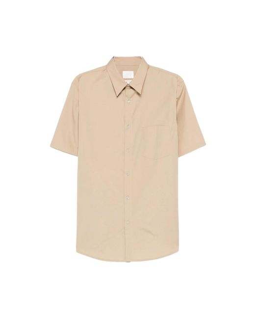 A.P.C. Natural Short Sleeve Shirts for men