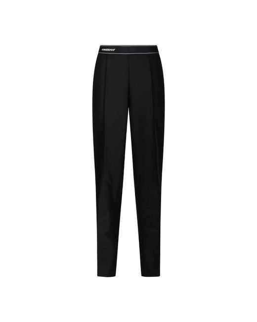 Casablanca Black Straight Trousers