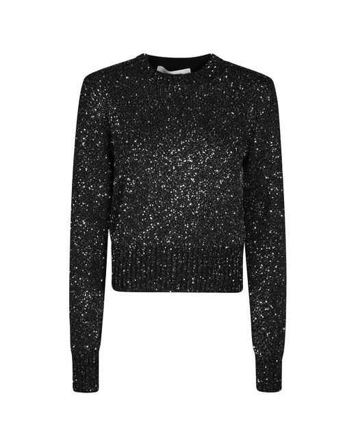 Round-Neck Knitwear Golden Goose Deluxe Brand de color Black