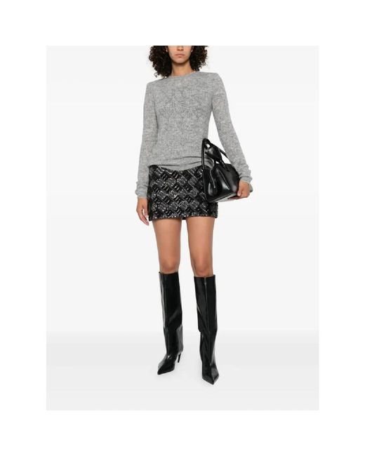 P.A.R.O.S.H. Gray Round-Neck Knitwear