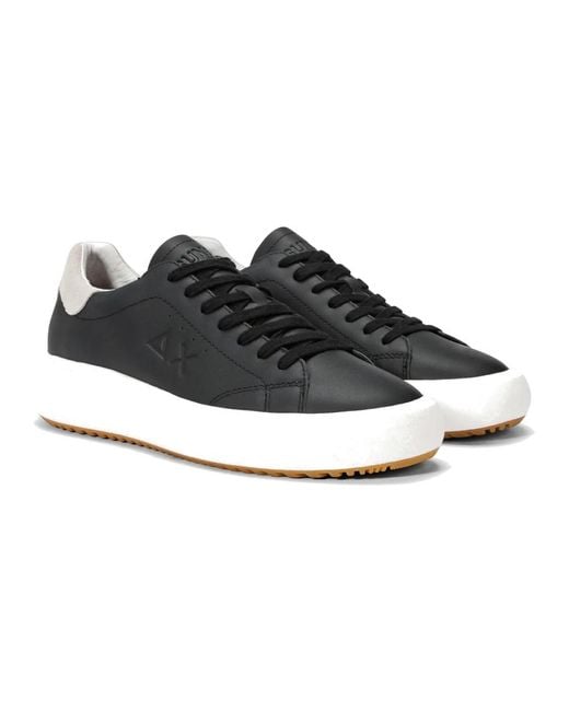 Sun 68 Black Sneakers for men