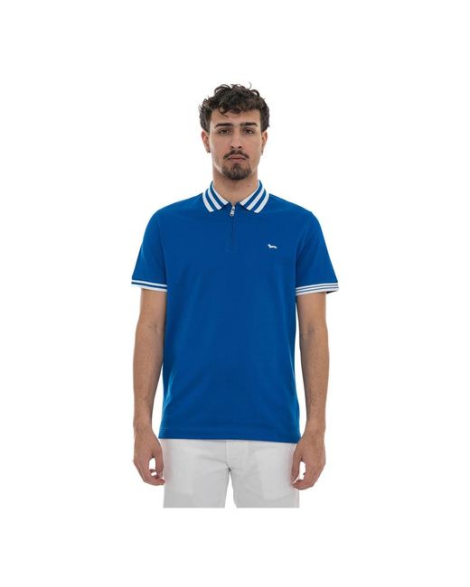 Harmont & Blaine Blue Polo Shirts for men