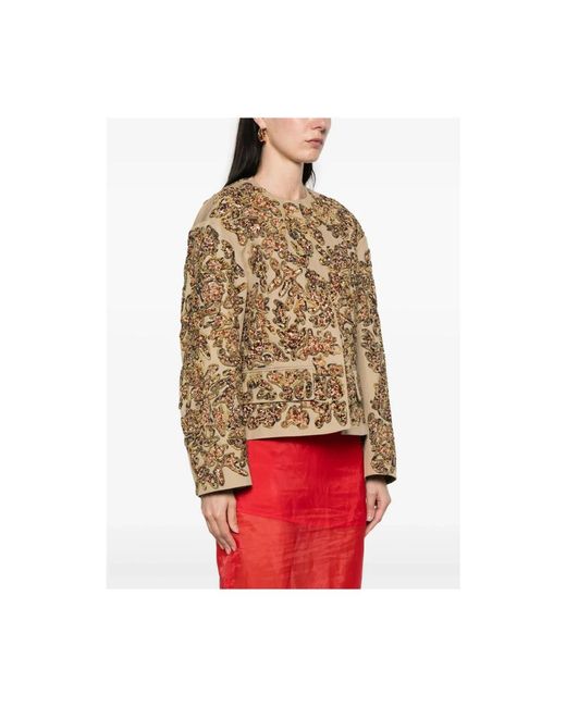 Dries Van Noten Natural Light Jackets