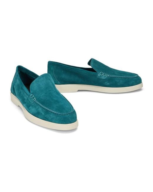 Moorer Blue Loafers for men
