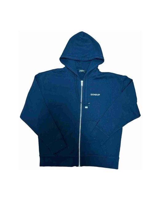 Dondup Blue Zip-Throughs for men