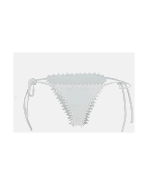 Jacquemus Picot Bikini Bottom in het White