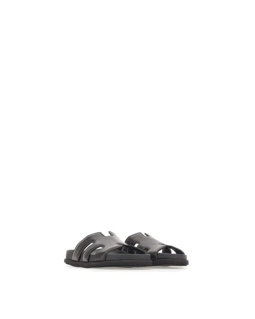 Fabi Black Sliders for men