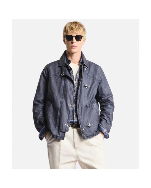 Denim Jackets Fay de hombre de color Blue
