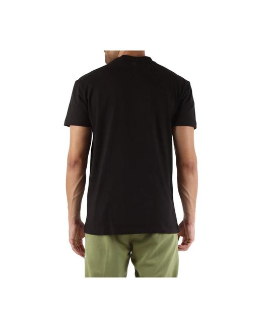 Calvin Klein Baumwoll logo t-shirt rundhals kurzarm in Black für Herren