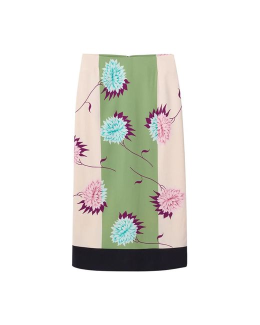 Midi Skirts LaDoubleJ de color Green