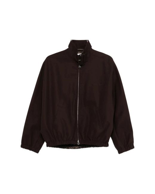 Courreges Black Bomber Jackets