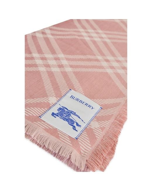 Burberry Pink Winter Scarves