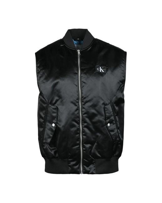 Vests Calvin Klein de color Black