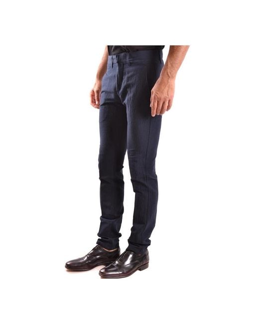 Dondup Blue Suit Trousers for men