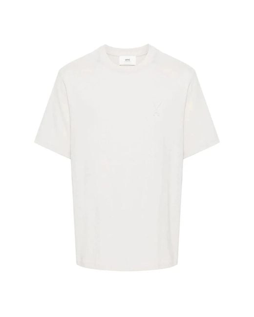 AMI White T-Shirts for men