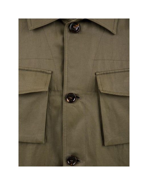 Moorer Militärstil grüner tel in Green für Herren