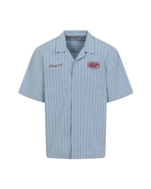 Short Sleeve Shirts di Carhartt in Blue da Uomo
