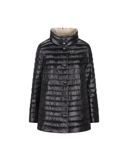 Herno Black Winter Jackets