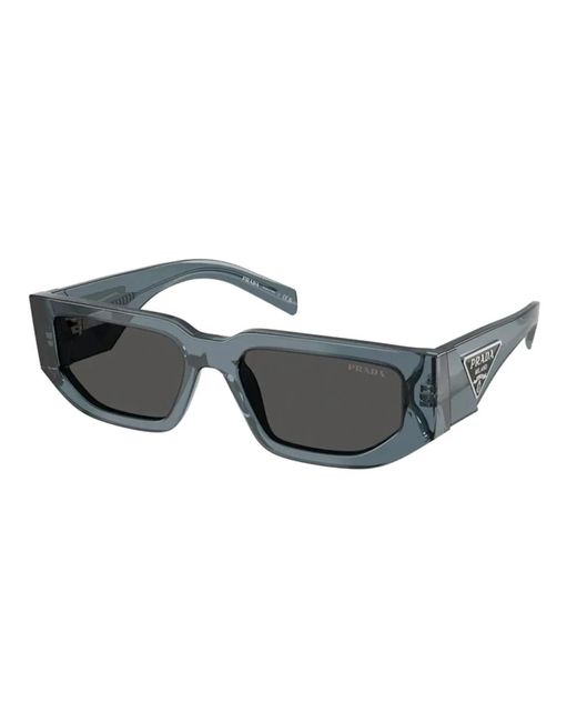 Prada Geometrische Oversized Zonnebril in het Gray
