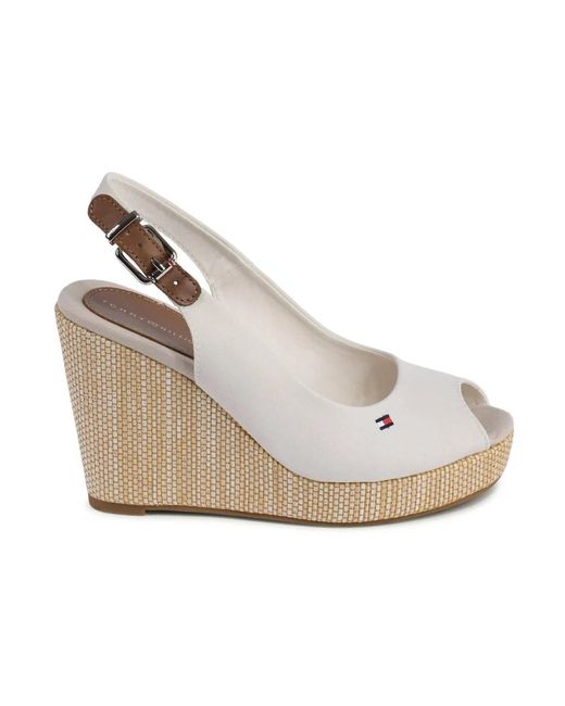 Wedges di Tommy Hilfiger in White