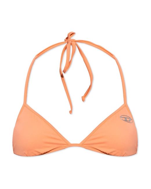 DIESEL Kate-D-Core Bikini Top in het Orange
