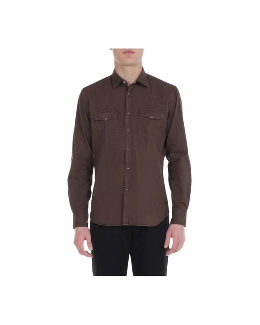 Xacus Casual Shirts in het Brown voor heren