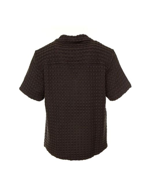Short Sleeve Shirts di Oas in Black da Uomo