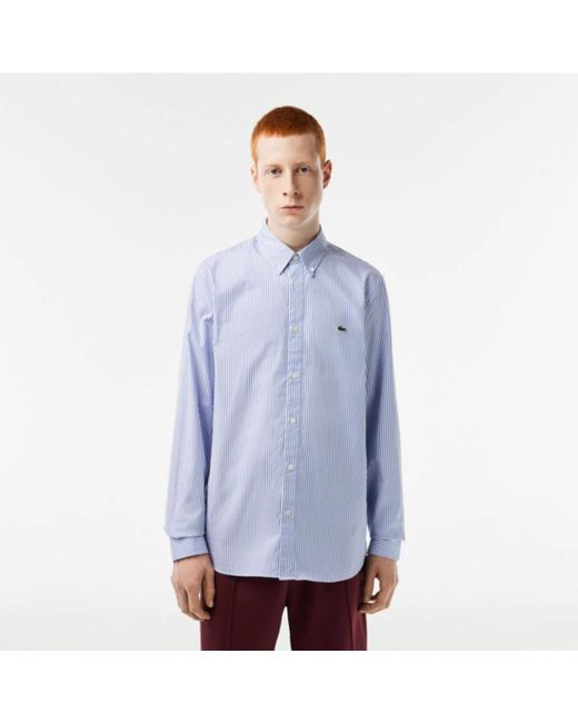 Lacoste Blue Casual Shirts for men