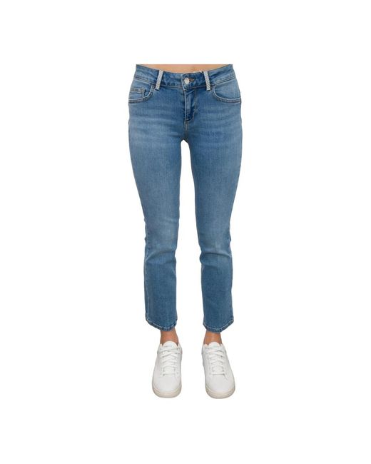 Jeans > cropped jeans Liu Jo en coloris Blue